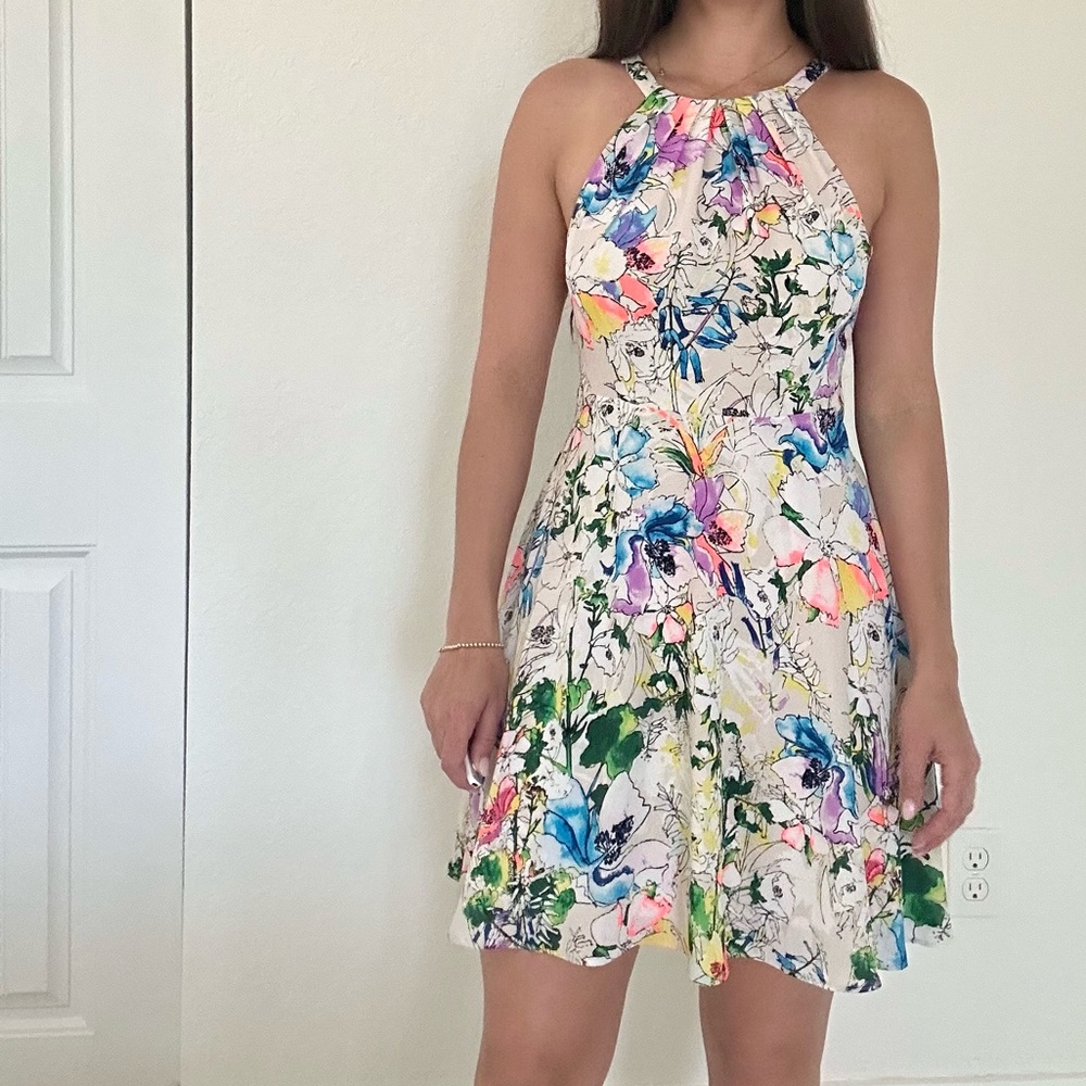 Express Floral Mini Dress Size 2